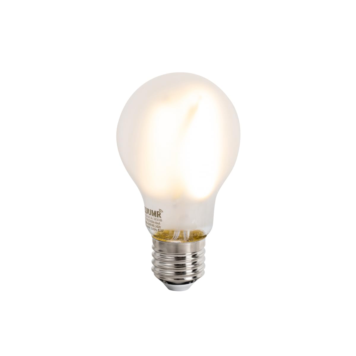 Qazqa - Modern Smarte Bogen-Wandleuchte Stahl I Silber I nickel matt mit weißem Schirm inkl. WiFi G125 - Bow Dimmer I Dimmbar I Wohnzimmer I Schlafzimmer - Stahl Rund - LED geeignet E27