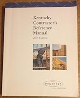 Kentucky Contractor's Reference Manual (2004 Edition) 1931345074 Book Cover