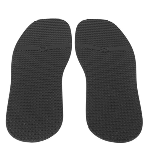 Men Women Anti Slip Leather Shoes,Non Skid Wear Rubber Sole with Raised Grain for Superior Traction Casual Dress Slip On Shoes (Black)