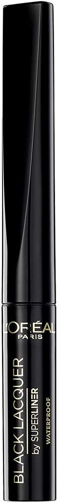 L'Oréal Paris Super Liner Black Lacquer, Ultra-Precise Liquid Eyeliner with Extra Black Formula as Seductively Shiny as Vinyl for a Dramatic Look Pack of 1 x 2 ml