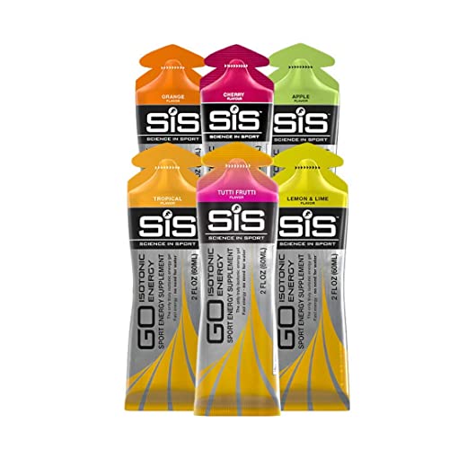 Science in Sport Isotonic Energy Gel Pack 22g Fast Acting Carbohydrates Performance & Endurance Sport Nutrition for Athletes for Running Cycling Triathlon Fruity Variety - 2 oz - 6 Pack