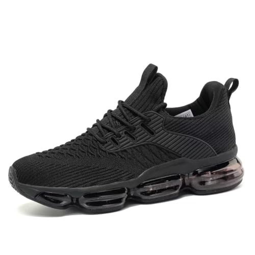 Image of Socviis Men's Air Cushion Running Shoes Breathable Tennis Fashion Sneakers Non Slip Workout Casual Sport Shoes Gym Training Comfortable Walking Shoes
