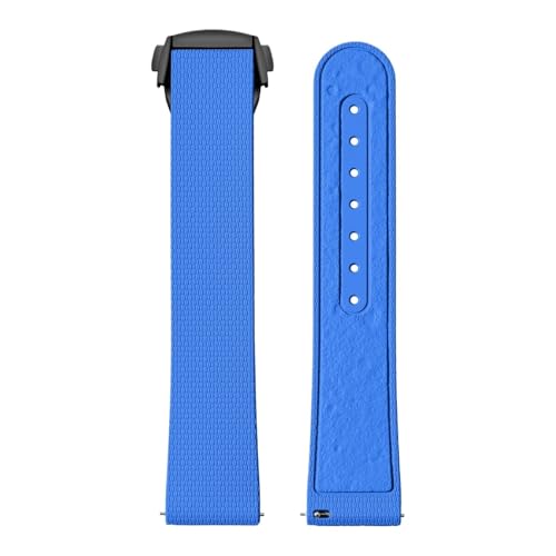 Omega X Swatch MoonSwatch 20mm FKM NCbN[X Y fB[X jo[TpvohANZT[ɑΉ(Dark Blue-Black)