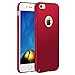 Produktbild Conie CP1866 Classic Plain Kompatibel mit iPhone 7/8, Hülle Basic Ultradünn Slim Cover Handyhüllen PC Bumper Schutzhülle für iPhone 7 iPhone 8 Case Matt Rot