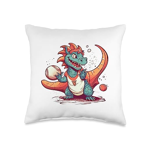 Dragon Catcher Play Ball & Mythical Dragon Throw Pillow