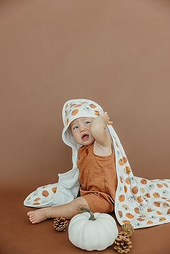 Image of Copper Pearl Hooded Bath Towels Premium Knit /Terry Cloth Baby Towels with Hood, Pockets, and Cool Designs - Great to Gift and Make Bath Time Fun - Baby Bath Towel, Karver