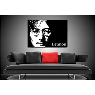 ‘Image sur toile « Beatles Lennon – Image 100 x 70 cm K. Poster. Image sur châssis. Pop Art peintures, art, posters – Photos en décoration mural – Décoration. impressions d’art Musique Stars - Les Beatles, Paul McCartney, John Lennon, RIngo Starr, George Harrison 'Image sur toile "Beatles Lennon – Image 100 x 70 cm K. Poster. Image sur châssis. Pop Art peintures, art, posters – Photos en décoration mural – Décoration. impressions d'art Musique Stars – Image 2