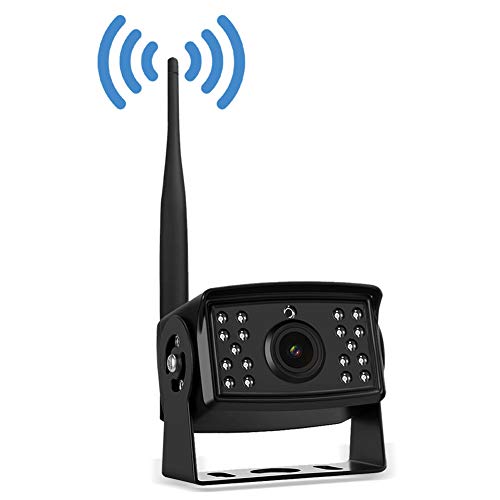 Wireless Backup Camera Add-on for AHD Wireless DVR System, 12v-24v Waterproof Night Vision Extra Reversing Camera for Digital Wireless Backup System, Transmission Distance up to 500M for Truck Bus by THLY - Used condition - CA$71.99