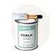 PECTRO Pintura a la Tiza para Muebles sin lijar 750ml + Brocha de madera especial Pack - Pintura para Madera - Pintura Chalk Paint Efecto Tiza Colores (Blanco Antiguo)