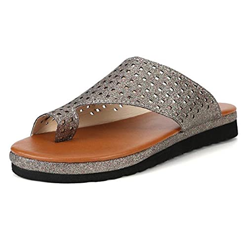 Sandali comodi da donna con plateau, sandali