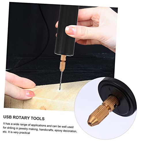 Taladro eléctrico mini USB para manualidades miniatura 3
