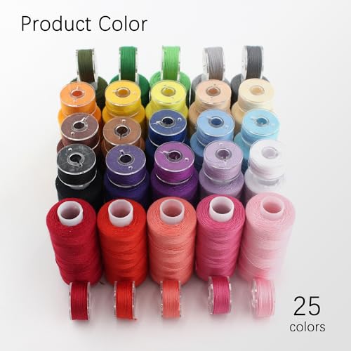 Kit de 50 hilos y bobinas para costura miniatura 4