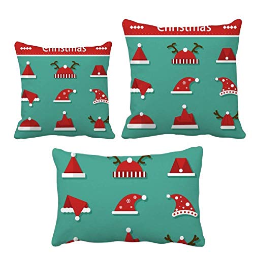 Coussin Joyeux Noël coloré avec insert pour décoration de sofa et maison - 2