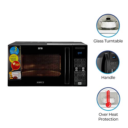 IFB-30-L-Convection-Microwave-Oven-30BRC2-Black-With-Starter-Kit