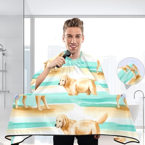 Capa de barbería impermeable para hombres Kigai Cute Dogs miniatura 6