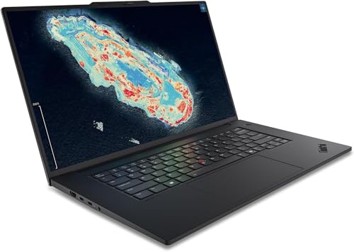 Image of New ThinkPad P1 Gen 8 Mobile Workstation Laptop 16 inch 3.2K OLED Touch Screen Ultra 9 285H 64GB RAM 2TB SSD Gen5 RTX PRO 2000 Blackwell GDDR7 Graphic Backlit Webcam Fingerprint Thunderbolt 5 Win 11 Pro