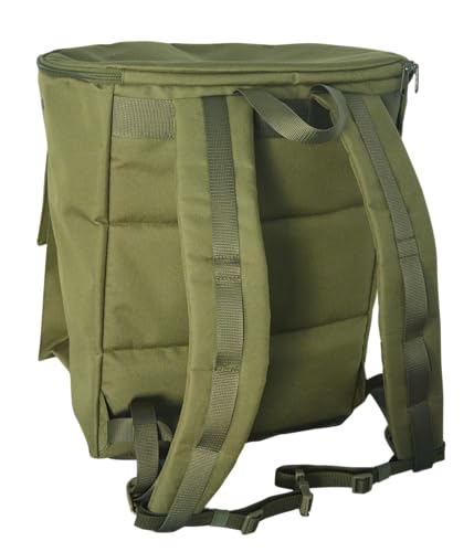 Acropolis Pilzsammler Weidenkorb - Pilzbeutel - Pilzkorb - Rucksack zum Sammeln von Kräutern und Waldfrüchten mit Strapierstreifen - Unikat Handmade für Papa Mama