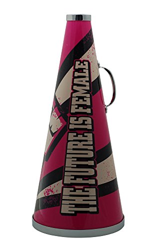 Get Heard! The Best Women's Right Protest Megaphone (professional cheerleading megaphone with a purpose! Fully decorated to help you get the message out!) (Fuscia) - Thumbnail 3