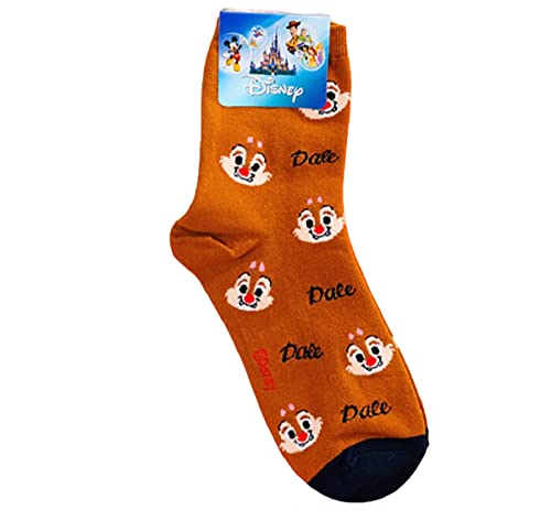 WAY2BB - Chaussettes montantes Adulte mixte Disney Dale taille unique 35 au 42 idée cadeau originale et fun Cover
