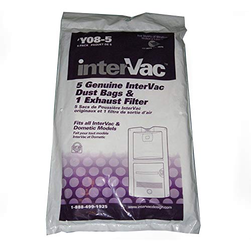 Intervac Dust Bags and Exhaust Filter Y08-5 by InterVac