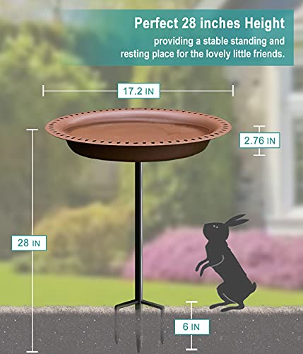 Garbuildman GBM-BB-BIG-1 Extra-Large Freestanding Birdbaths Bowl thumb #1