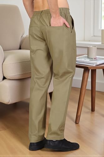 Image of RynoGear Linen Cotton Blend Casual Pants for Men || Trousers for Man || Pants for Man