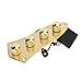 Prewired Control Plate Prewired 3 Stage Preamplifier Guitar Control Plate Assembly Replacement (Gold)