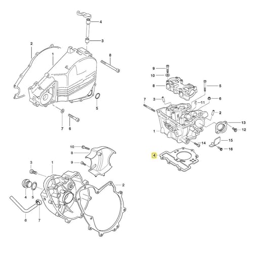 Joint de culasse et carter haute résistance pour BMW G650X - 2