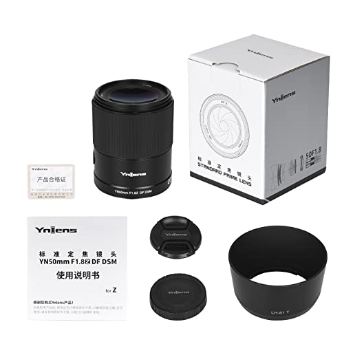Image of YONGNUO YN50MM F1.8 Nikon Z Mount Lens, Prime Lens Auto Focus Full Frame Portrait Lens, Compatible with Nikon Z-Mount Cameras
