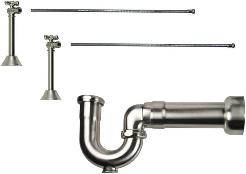 Mountain Plumbing MT629MASS-NL-PN Polished Nickel Universal New England Lavatory Supply Kit - Angle Sweat