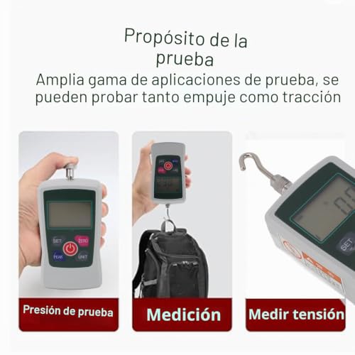 Dinamómetro de medidor de empuje para pruebas de campo e inspección de materiales 5