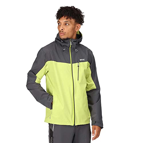 Regatta Herren Regenjacke Birchdale Green Algae/Grey - M