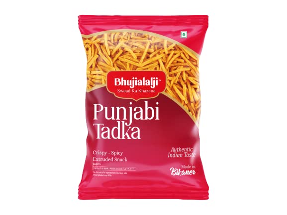 Image of Bhujialalji Chiwda mix (Combo pack of 5) 750g | Mumbaiya bhel | Soya crunch | Punjabi tadka | Soya stick | Rajasthani Namkeen | indian Spices | Indian Tea Time Fresh & Mixture | Ready to eat.
