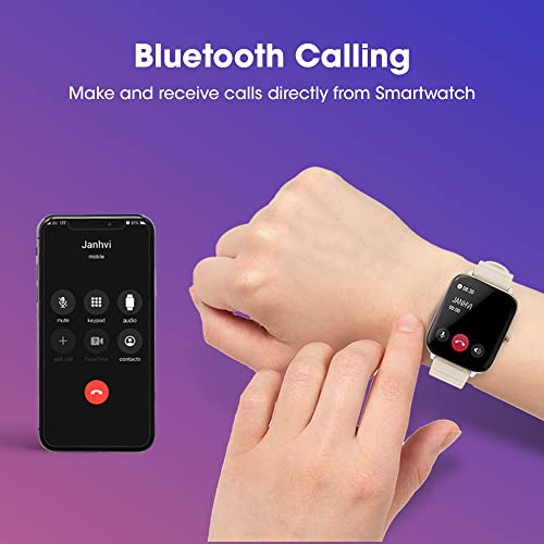 Image of Zebronics DRIP Smart Watch with Bluetooth Calling, 4.3cm (1.69 inch), 10 built-in & 100+ Watch Faces, 100+ Sport Modes, 4 built-in Games, Voice Assistant, 8 Menu UI, Fitness Health & Sleep Tracker (Beige)