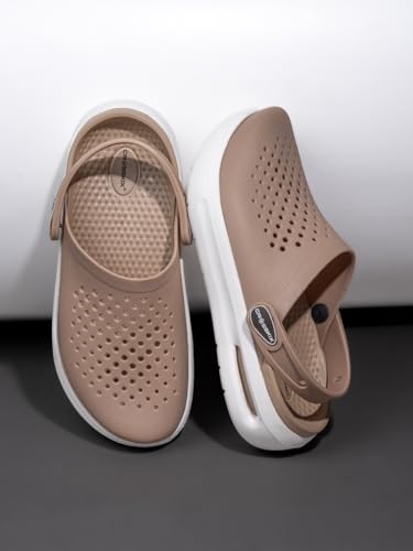 Image of Crosskix AeroComfort 2.0 Men's Lightweight Sport Clogs - Breathable EVA Slip-On Water Shoes with Arch Support and Adjustable Heel Strap