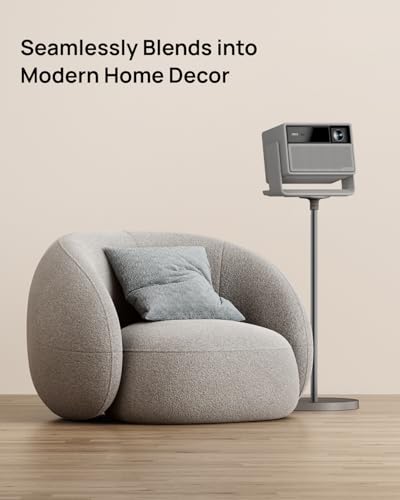 XGIMI Floor Stand for Horizon 20 Series(Elephant Grey), Modular Design Makes Installation Easier, Seamlessly Blends into Modern Home Decor, Made from Aerospace-Grade Aluminum Alloy, 2.5 KG Solid Base