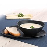 Photo Gallery holst porzellan sds 116 set di 2 zuppe in ceramica dura, design ardesia, nero, 1 set Photo Gallery holst porzellan sds 116 set di 2 zuppe in ceramica dura, design ardesia, nero, 1 set