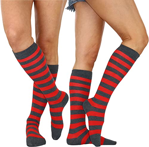 Image of ToBeInStyle Women's Pack of 6 or 12 Knee High Socks