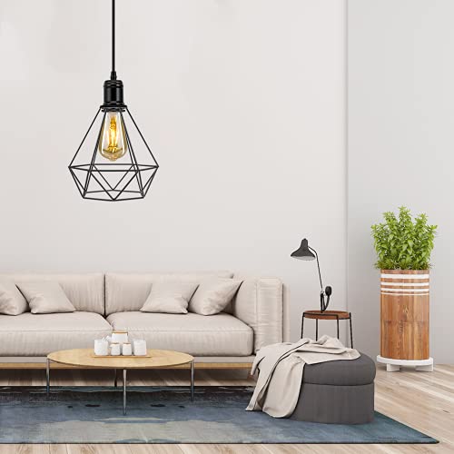 Jose2015 CAGECEILINGLIGHT Pendant Lighting Hanging Light Fixture Flush Mount Ceiling Cage Pendant Light thumb #7