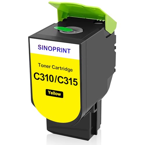 SINOPRINT C310 C315 Cartridges Compatible with Xerox C315 Toner C310 Toner C310DNI C310DNIM C315DNI for 006R04359(Yellow, 2000 Pages)