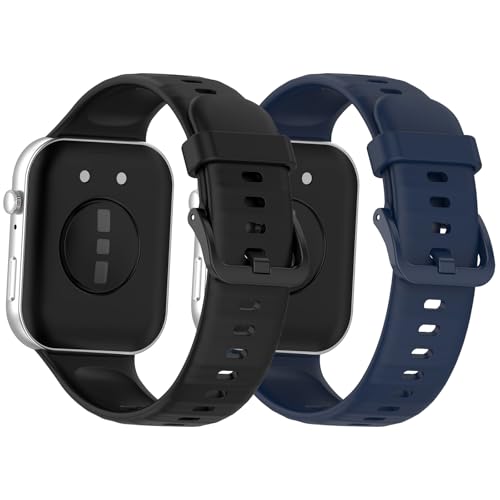 MIJOBS 2PCS Replacement Straps Compatible with Huawei Watch Fit 3 - Silicone Sport Watchbands for Men & Women - Image 2
