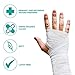 6-Pack Sterile Gauze Medical Bandage Fluff Wrap Rolls - 100% Cushioned Cotton - Latex Free - Hospital Grade Quality – Super Absorbent & Resistant – 4-Yard