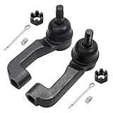 Detroit Axle - Both (2) New Front Driver and Passenger Side Outer Tie Rod Ends for 2002-2007 Jeep Liberty
