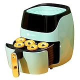 ★ 【Diseño】 La freidora doméstica tiene una gran capacidad de 3 litros, lo que le permite proporcionar el peso suficiente para rodear toda la mesa, cocinar fresco o congelado, disfrutar de la salud y la comodidad!