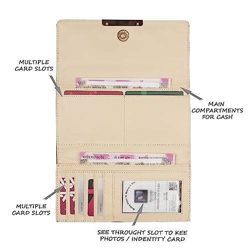 Image of Lavie Women's Bimet Trifold Wallet | Ladies Purse Handbag