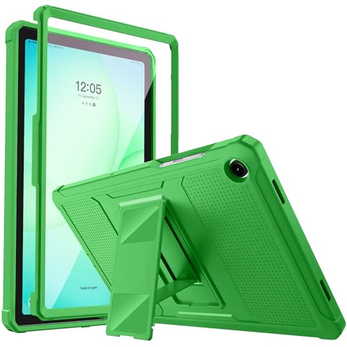 Image of MoKo Shockproof Case Fit Samsung Galaxy Tab A11+ Plus / A9+ 11 Inch | Full Body Rugged Stand Back Cover with Built-in Screen Protector for Galaxy Tab A11+ / A9+ Tablet, Forest Green