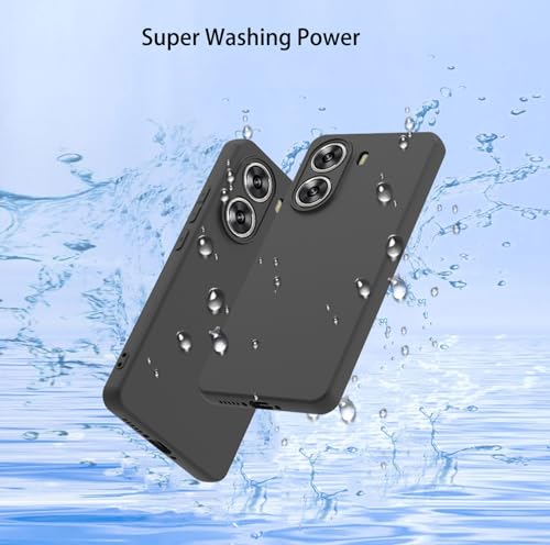 Image of Lustree Back Cover Silicon Flexible Shockproof Anti Scratch Back Cover for Poco X7 Pro - Black