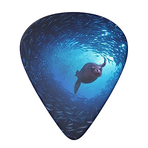 Lot de 6 médiators pour guitare acoustique et électrique Motif lion de mer - Les Beatles, Paul McCartney, John Lennon, RIngo Starr, George Harrison Lot de 6 médiators pour guitare acoustique et électrique Motif lion de mer – Image 4