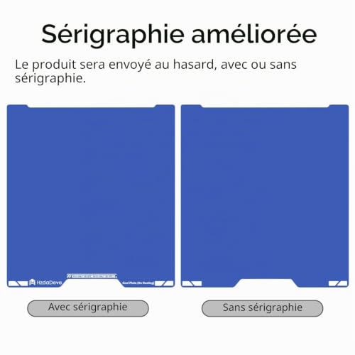 HzdaDeve Plaque de refroidissement améliorée pour H2C/A2L Combo - Plaque de construction froide basse température - 335 x 346,5 mm - Double face - Plate-forme PEI - Pour imprimante 3D de laboratoire – vue 5