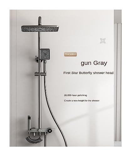 Ensemble de Douche en Laiton avec Écran Électronique de Température Eau